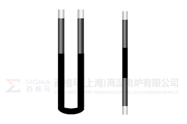 直型/U型ZrC石墨复合陶瓷组合式发热体